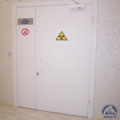 Рентгенозащитная алюминиевая дверь 1070х2080-1 мм купить  в Костроме